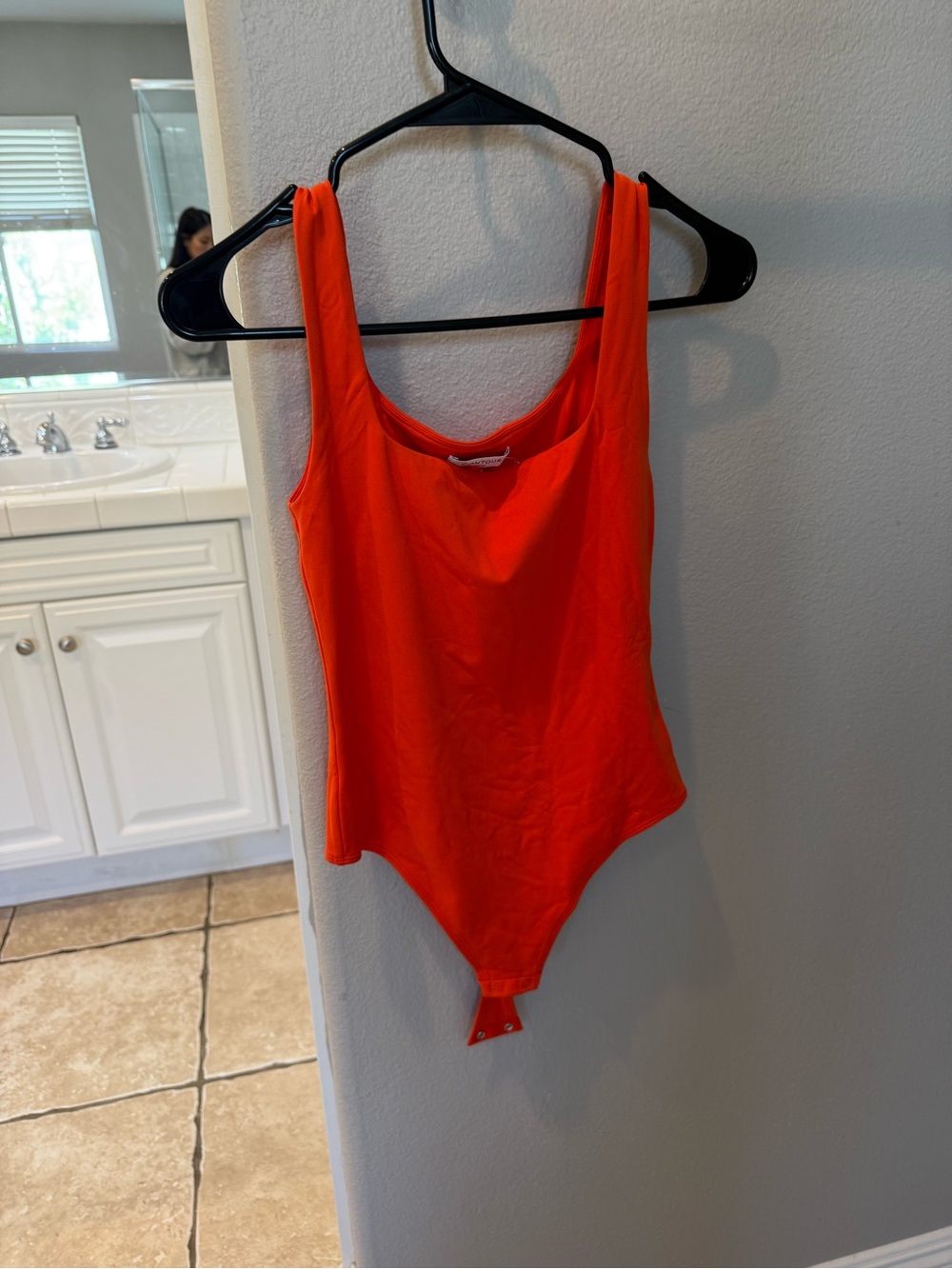 Aritzia Orange Kids One-Piece Bodysuit